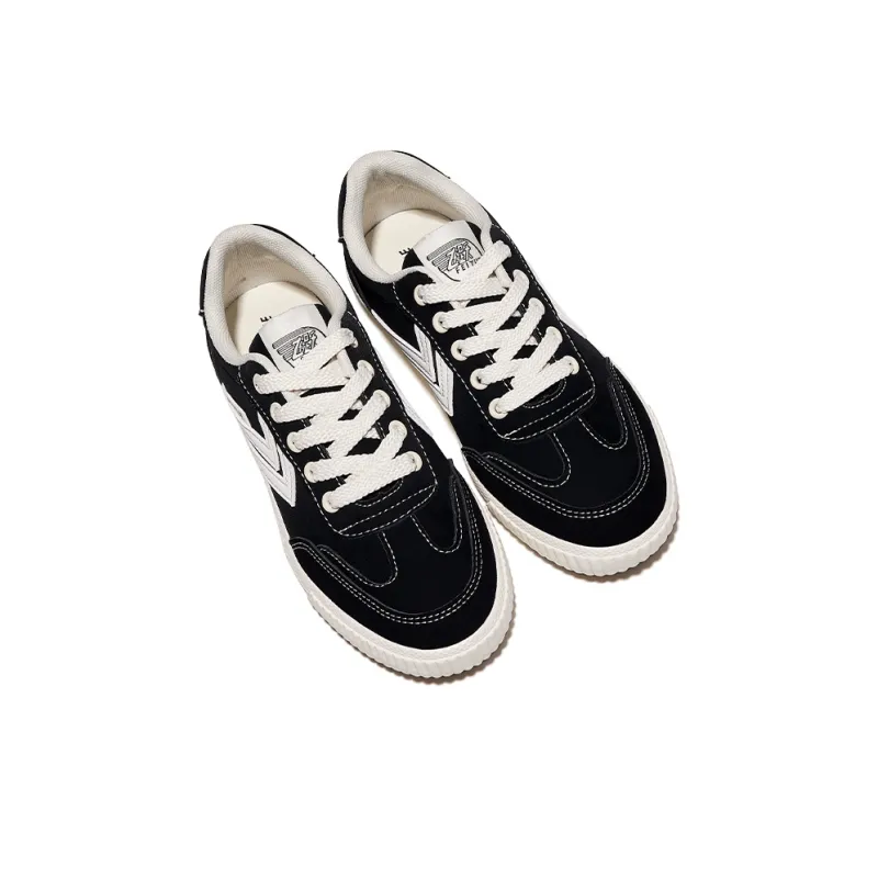 Feiyue Anti Slip Wear Resistant Low Top Skateboard Shoes Unisex Black Rice-3