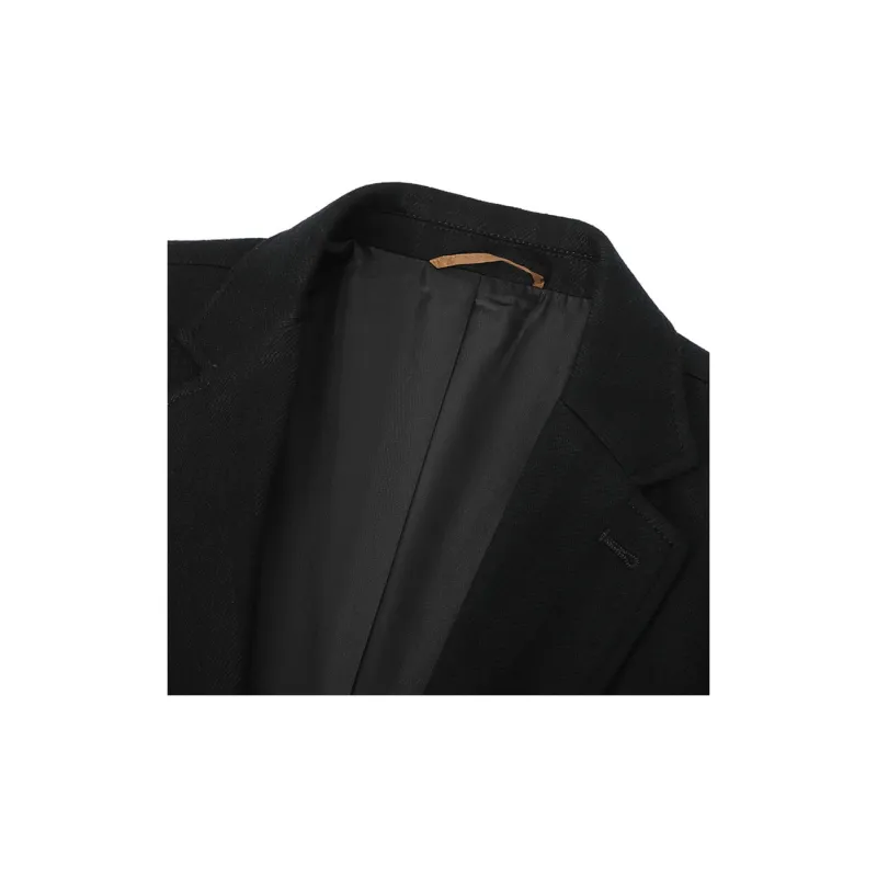 DAVID NAMAN Business Suits Coats Men's Black-2