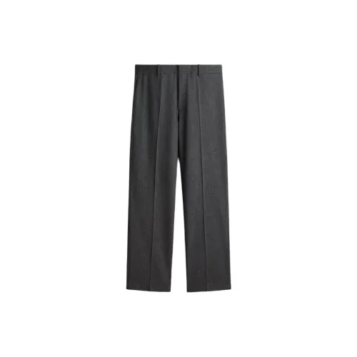 H&M Suit Trousers Men Dark Gray