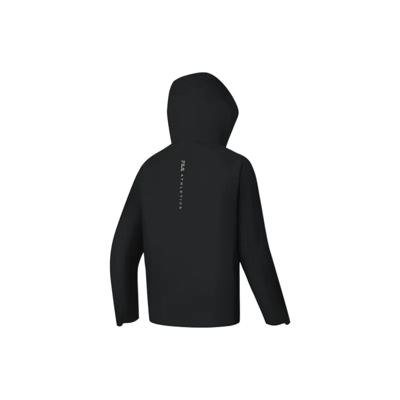 FILA Fitness Wear Resistant Windbreaker Jacket Men's Pitch Black-1