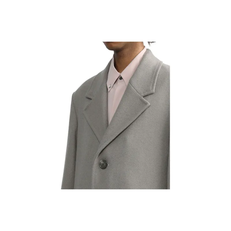 AMIPARIS Oversized Buttoned Coat-4