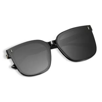 SUPER SUNG Plate And Metal Square Sunglasses Unisex