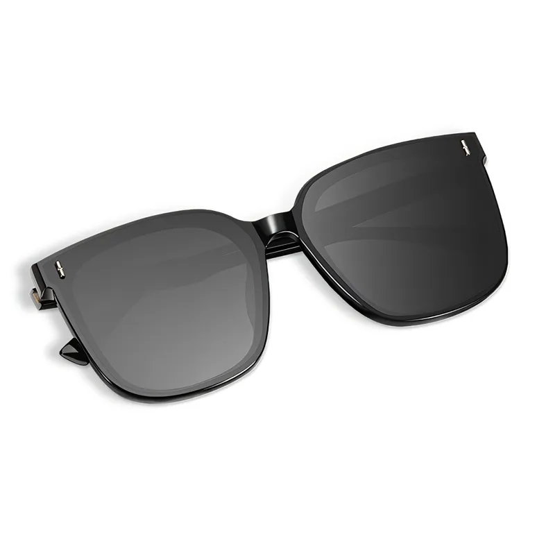 SUPER SUNG Plate And Metal Square Sunglasses Unisex-0