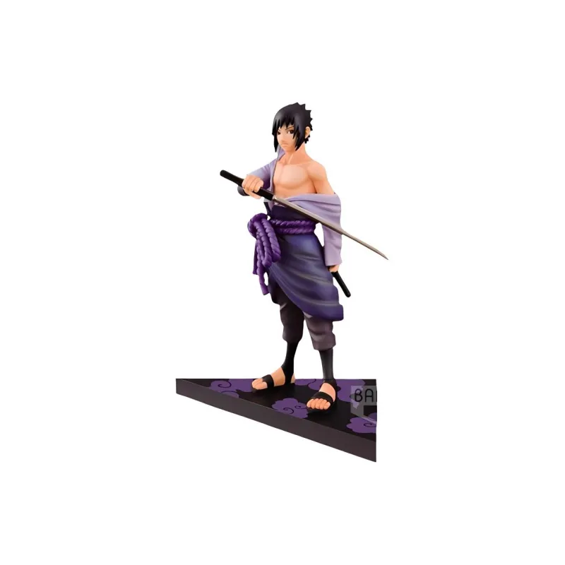 BANPRESTO Sasuke Uchiha Glasses Factory DXF Naruto Shippuden Uchiha Sasuke Bonus Gifts 16cm-1