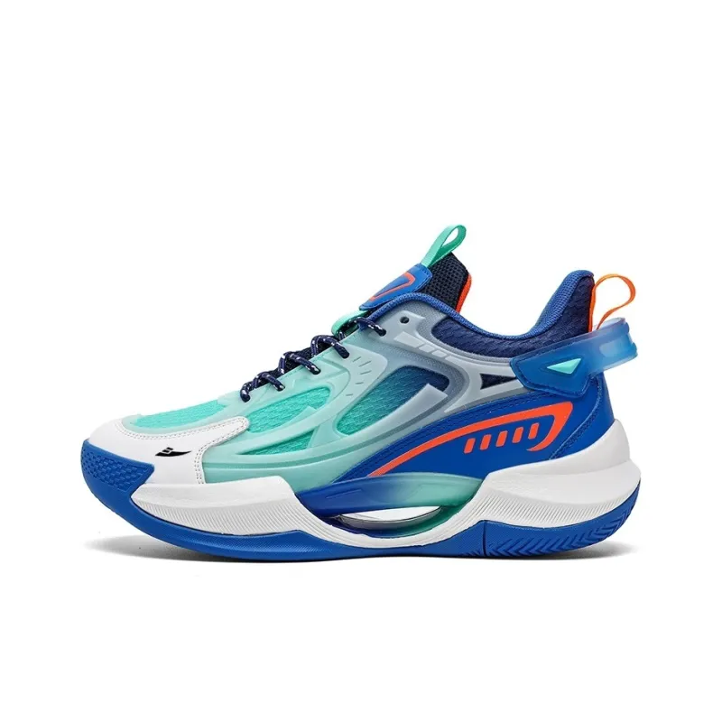 Kuding Cushioned Slip-Resistant Abrasion-Resistant Mid-Top Basketball Shoes Unisex-8