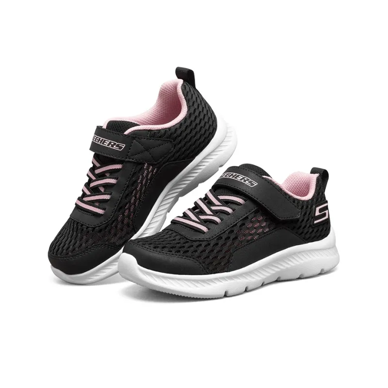 Skechers Comfy Flex 2.0 Anti Slip Wear Resistant Low Top Casual Shoes Black/Pink Teenagers-2