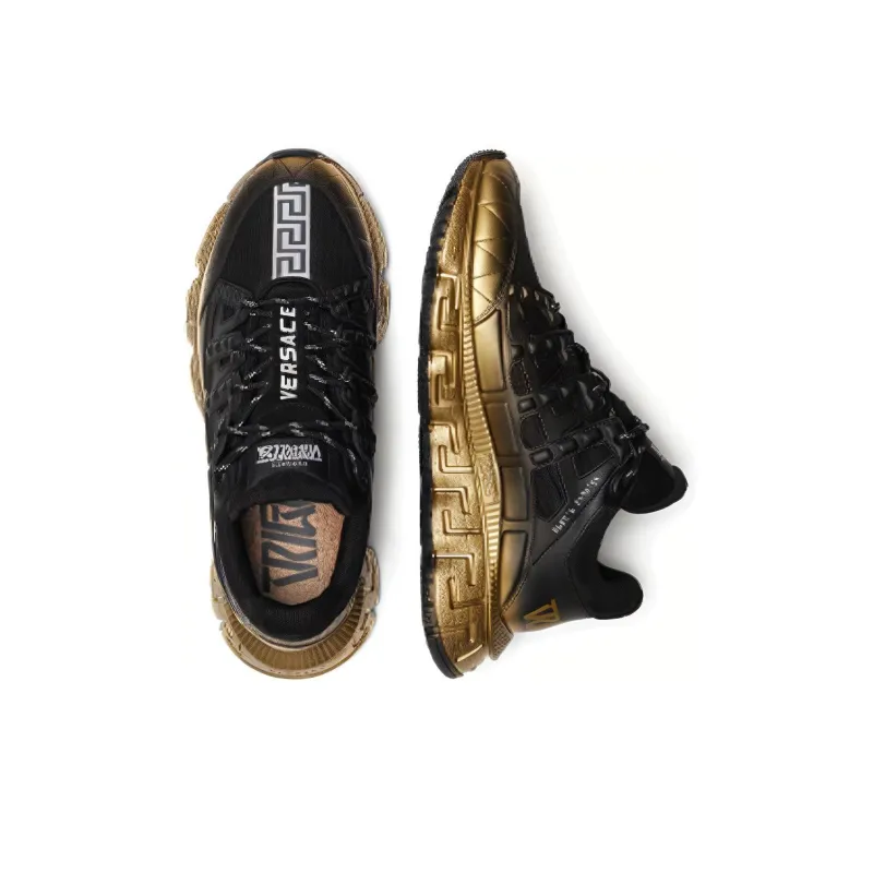VERSACE Trigreca Sneaker Black Gold-2