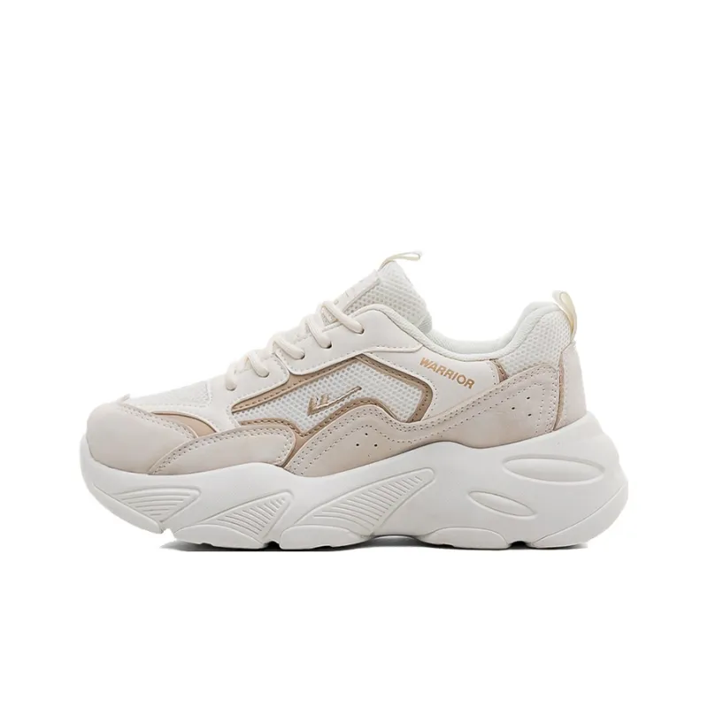 Warrior Cushioning, Slip Resistant, Breathable, Lightweight, Height Increasing Low Top Chunky Sneakers Women's-0