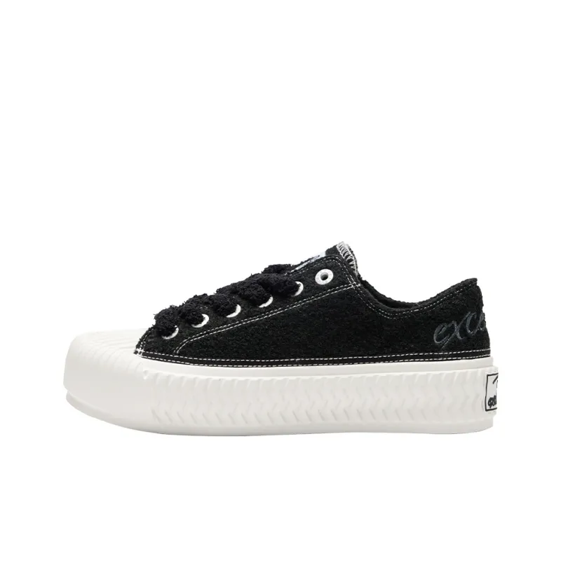 Excelsior Canvas Shoes Unisex Low Top Light Gray/Black/Dark Brown/Ecru/Pink-5