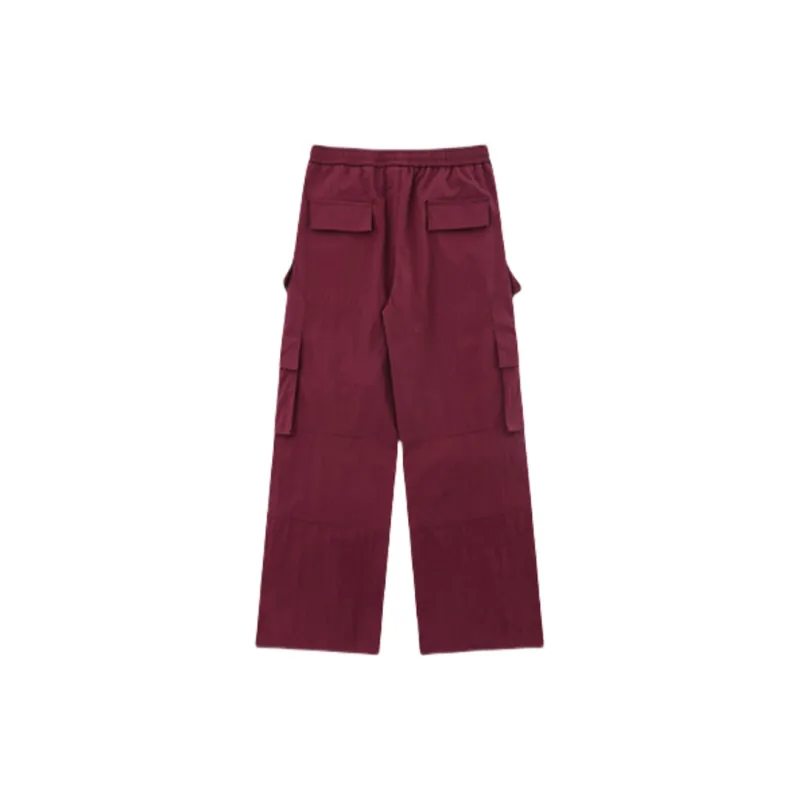 Vine Color Cargo Pants Unisex-5