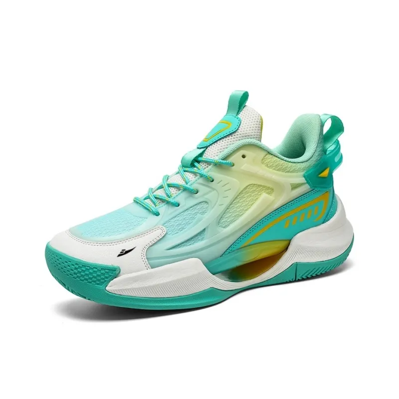 Kuding Cushioned Slip-Resistant Abrasion-Resistant Mid-Top Basketball Shoes Unisex-3