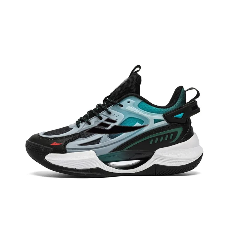 Kuding Cushioned Slip-Resistant Abrasion-Resistant Mid-Top Basketball Shoes Unisex-6