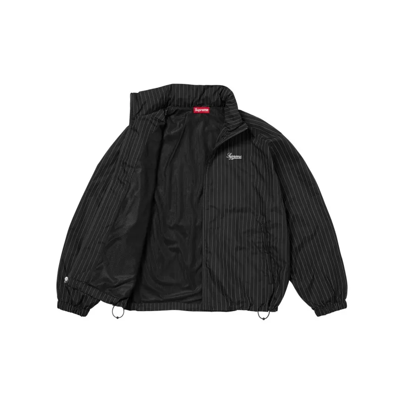 Supreme Reflective Pinstripe Track Jacket-7