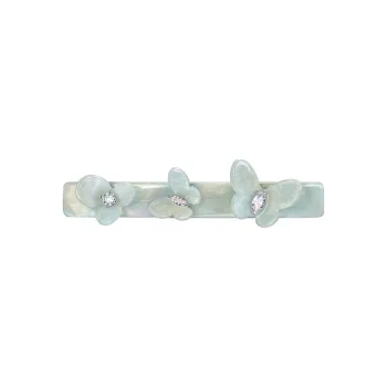 She's Lightweight Acetate Plate Hair Clips Women's