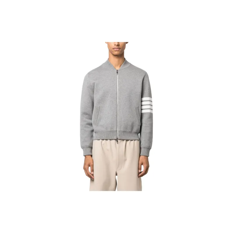 THOM BROWNE Crab Gem Icon Zip Up Jacket-3