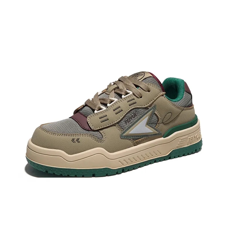 Feiyue Back To School Commute Anti-Slip Wear-Resistant Low-Top Skateboard Shoes Unisex Green-1