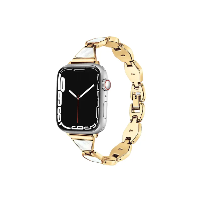 FZRT Watch Bands Metal Shell Chain Strap For Niche Advanced Watch Unisex-11