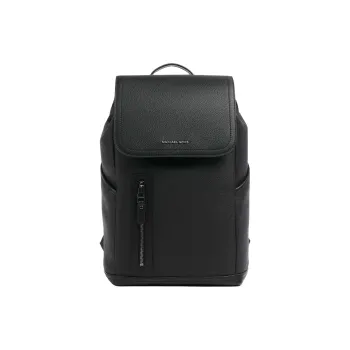 MICHAEL KORS Grain Cow Leather Backpack Men's Black