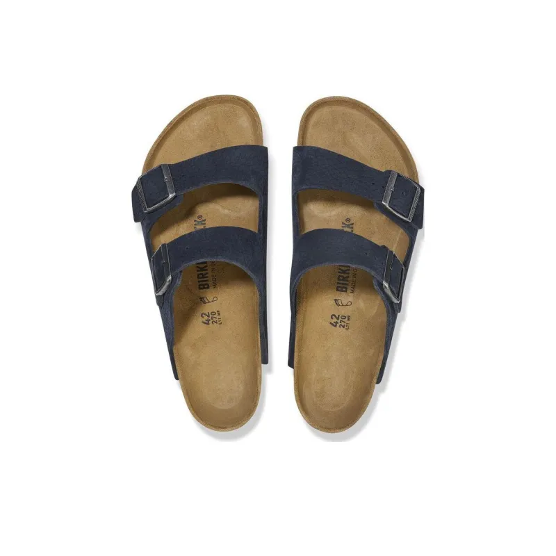 Birkenstock Arizona Slip-Resistant Slide Slippers Men's Dark Blue Regular-4