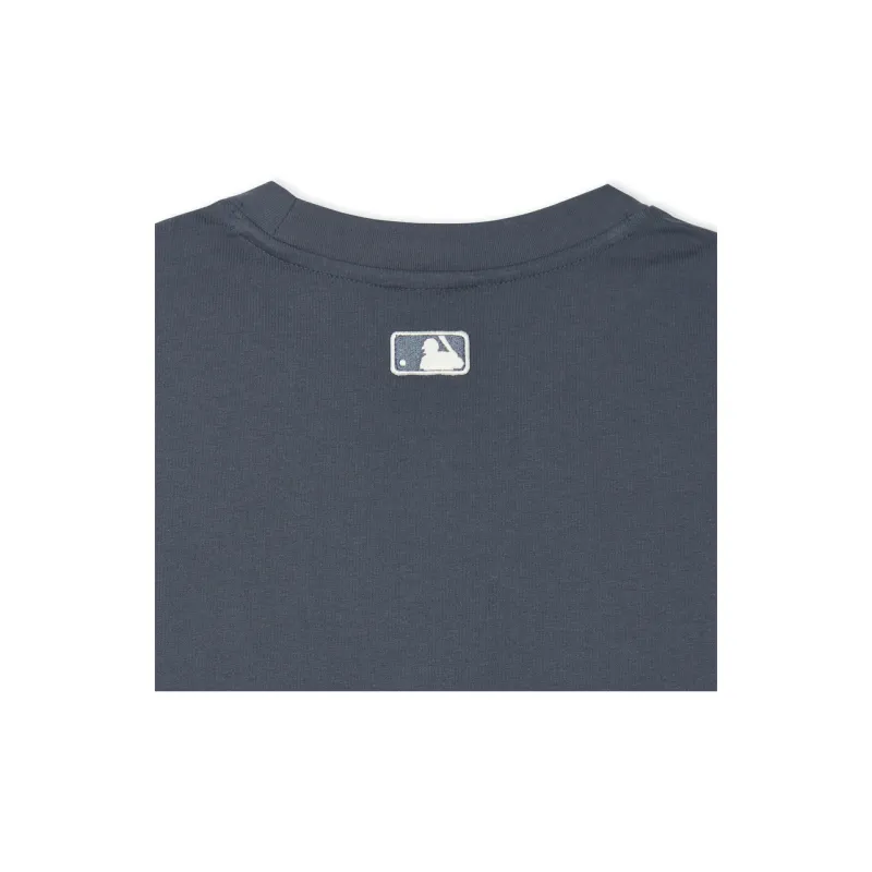 MLB Drop Shoulder Sleeve T Shirt Women's Gray-3