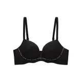 Black[Nude Seamless, Tummy Control, Side-Shaping Side Boobs]