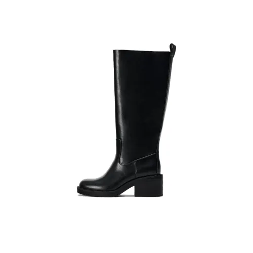 ZARA Knee-high Boots Women's Black