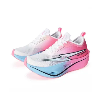 BYLEN Cushioning, Slip Resistant, Rebound Low Top Casual Running Shoes Unisex Pink Luck At The Forehead
