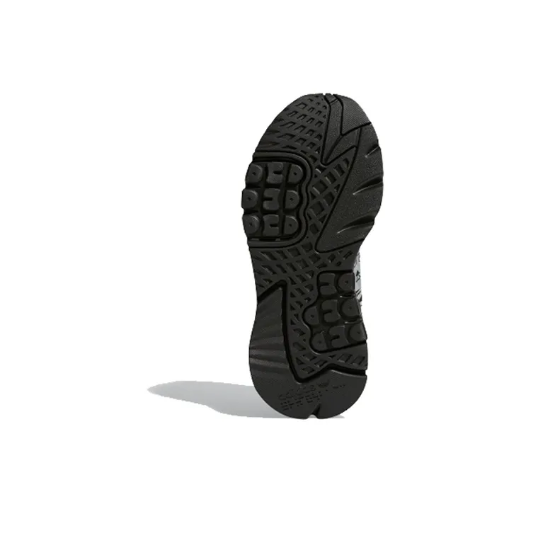 Adidas Originals Nite Jogger J Low Top Kids Lifestyle Shoes Black Teenagers-4