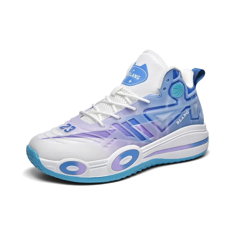 MUSNODO Cushioning, Slip Resistant, And Abrasion Resistant Mid Top Basketball Shoes Unisex-14