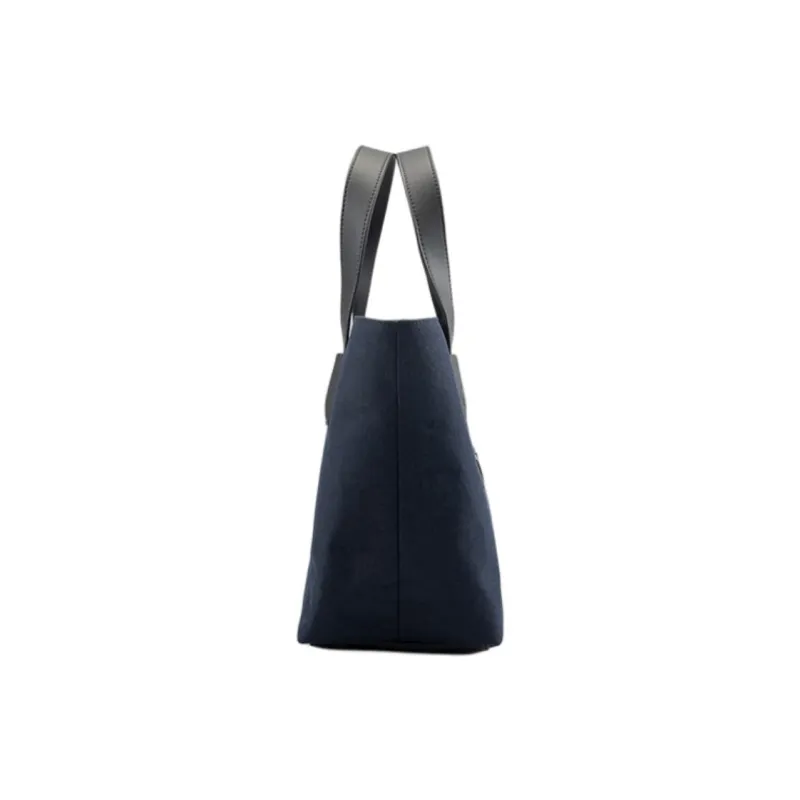 DESCENTE DSG COLLECTION Synthetic Leather Tote Bag Shopping Bag Handbag Regular Men's Marine Blue-1