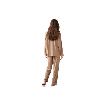 Xuan Liang Pajama Set Women's Oat Brown