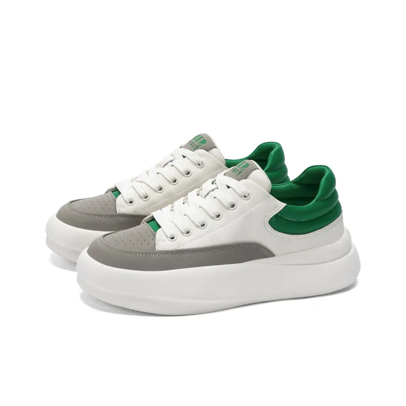 JEEP SPIRIT Skateboard Shoes Men Low Top White-4