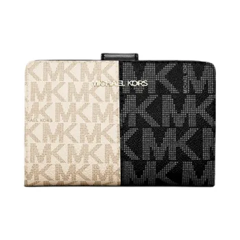 MICHAEL KORS Jet Set Medium Two Tone Logo Wallet