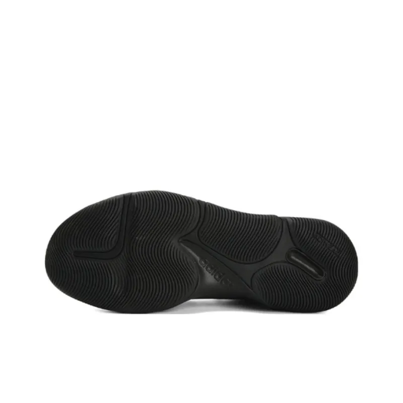 Adidas Streetflow Anti-Slip Wear-Resistant Low-Top Basketball Shoes Men's Black-4