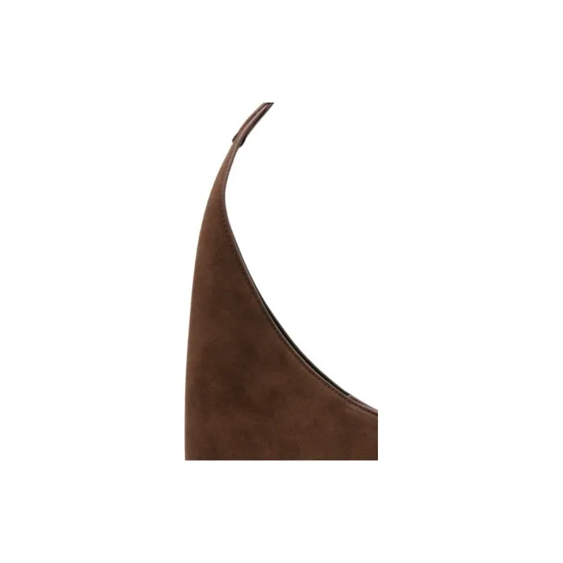 AESTHER EKME Suede One Shoulder Handbags Women's Chocolate-2