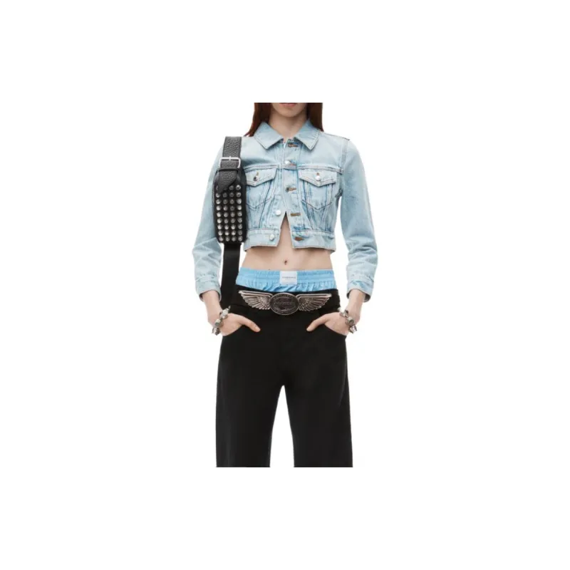 Alexander Wang Balloon Jean Prestyle Boxer Washed Black-1