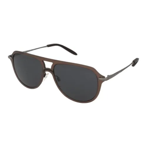 MICHAEL KORS Plastic Aviator Sunglasses Unisex Transparent Brown
