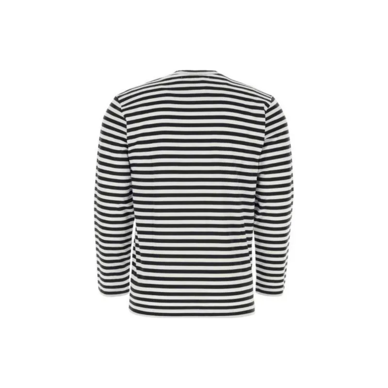CDG Play T Shirts Men Black-1
