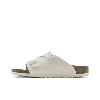 Birkenstock Slide Slippers Unisex Antique White Regular