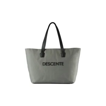 DESCENTE DSG COLLECTION Synthetic Leather Tote Bag Shopping Bag Handbag Men's Khaki Green