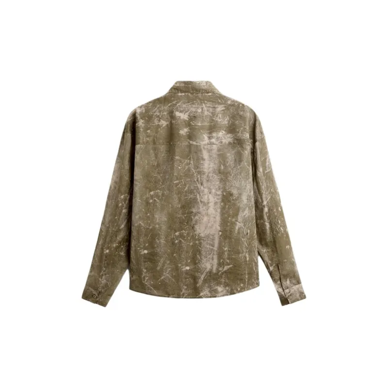 ZARA Shirts Men Khaki-1