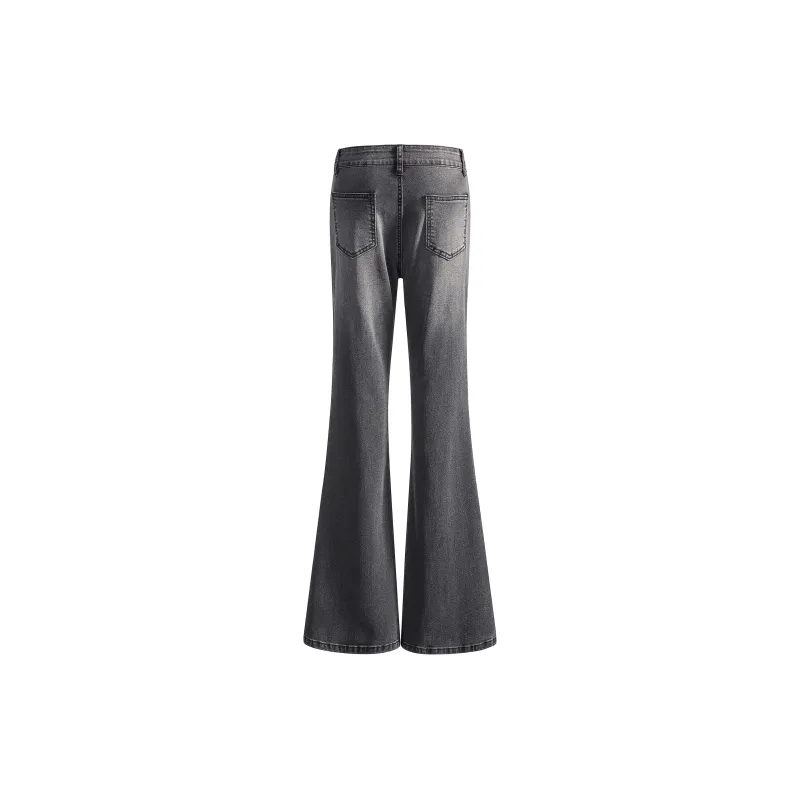 Wen Shan Jeans Women's Black Gray-2
