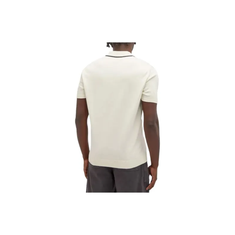 A.P.C Flynn Logo Embroidered Short Sleeved Polo Shirt-4
