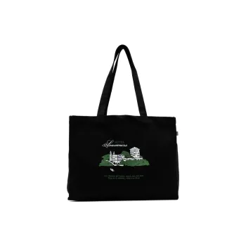 A.P.C JJJJound Collaboration 100% Cotton Handbag, Shoulder Bag Men's Black
