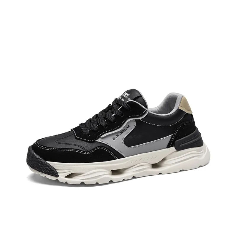 G.N.SHIJIA Lightweight Height Increasing Low Top Casual Shoes Men's-1