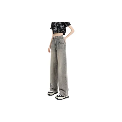 Weixi Jeans Women's Concrete Gray