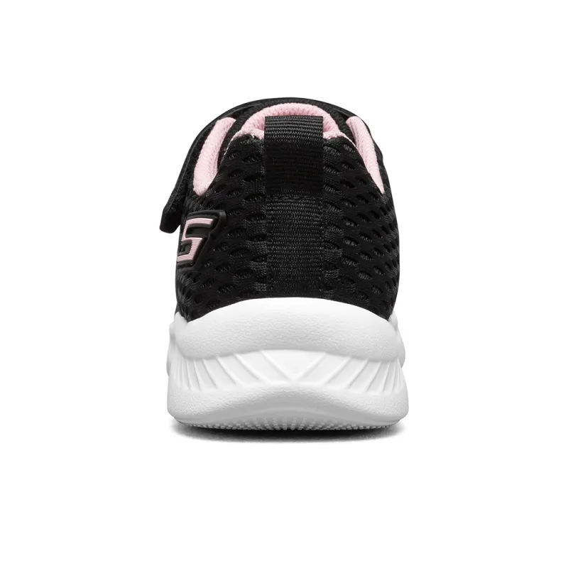 Skechers Comfy Flex 2.0 Anti Slip Wear Resistant Low Top Casual Shoes Black/Pink Teenagers-4
