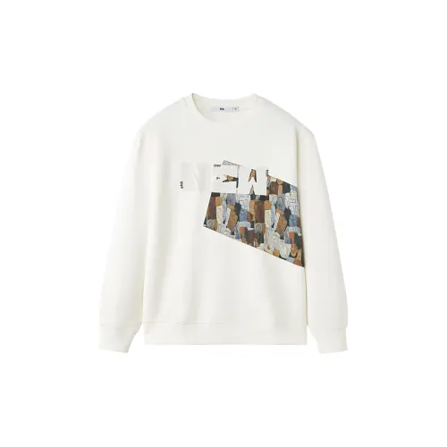 HLA Sweatshirts Men Off White With F0 Inlay