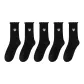 5 Black[Heart Embroidery Ballet Style Collection]