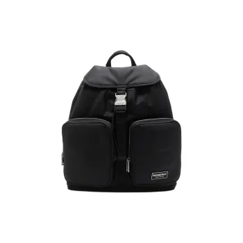 Burberry Nylon Backpack Medium Size Unisex Black